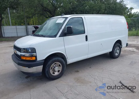 2022 Chevrolet Express G2500 from USA, damaged, VIN 1GCWGAFPXN1284366